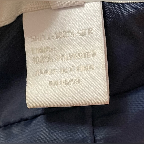 Melissa Sweet Blue Formal 100% Silk Half Shoulder Dress Size 6 - Picture 8 of 8